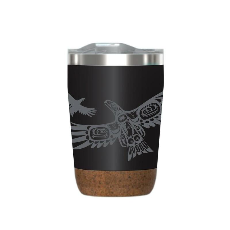 Cork Based Travel Mug 12oz Soaring Eagle