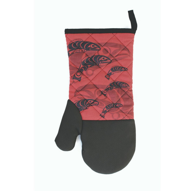 Neoprene Oven Mitt Salmon