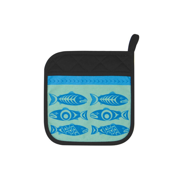 Neoprene Pot Holder Salmon In The Wild