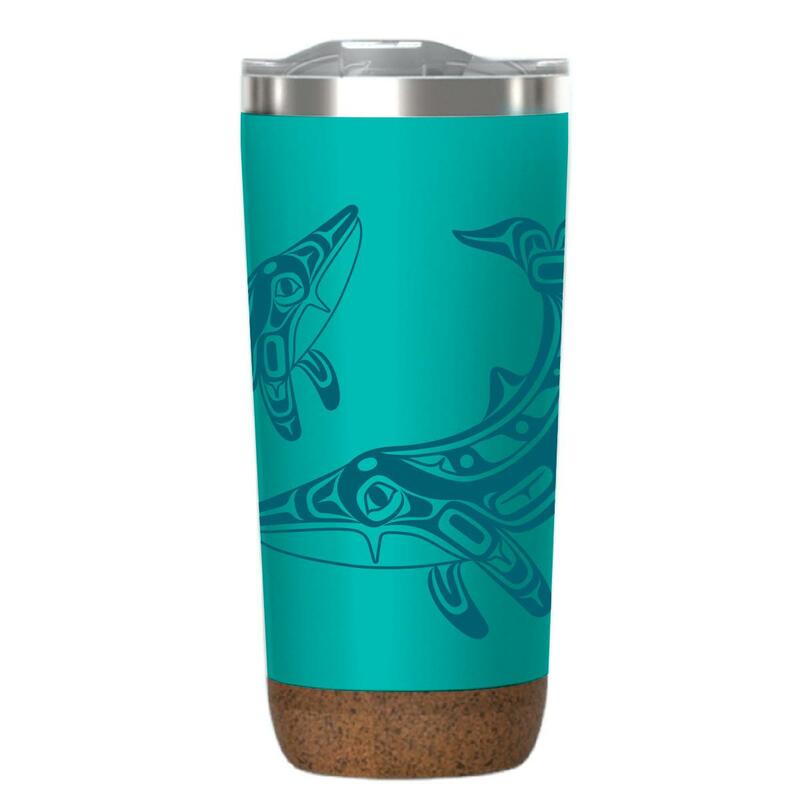 Cork Based Travel Mug 20oz Humpback Whale