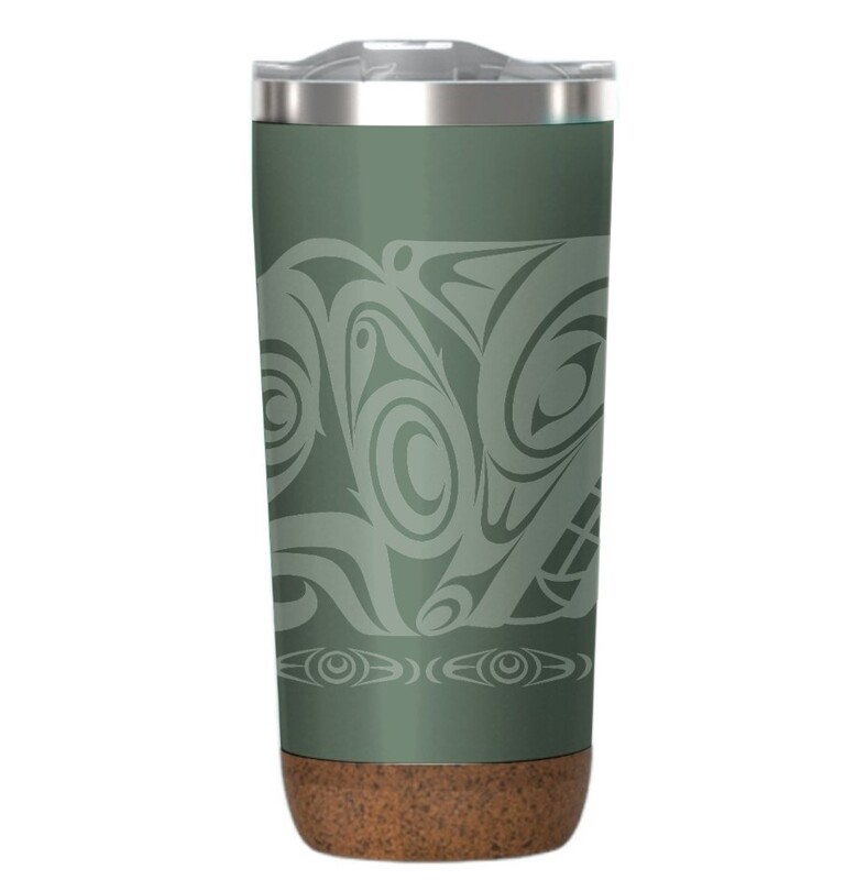Cork Based Travel Mug 20 Oz Urban Wolf