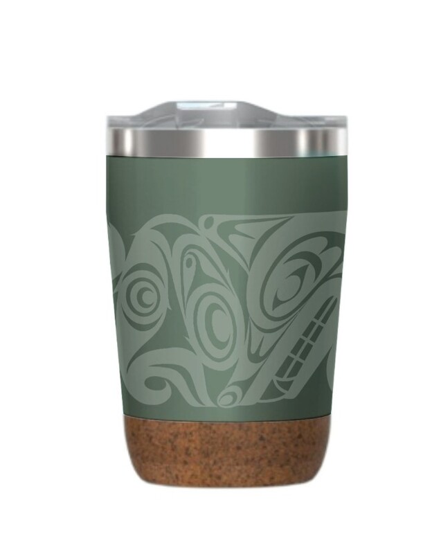 Cork Based Travel Mug 12 Oz Urban Wolf