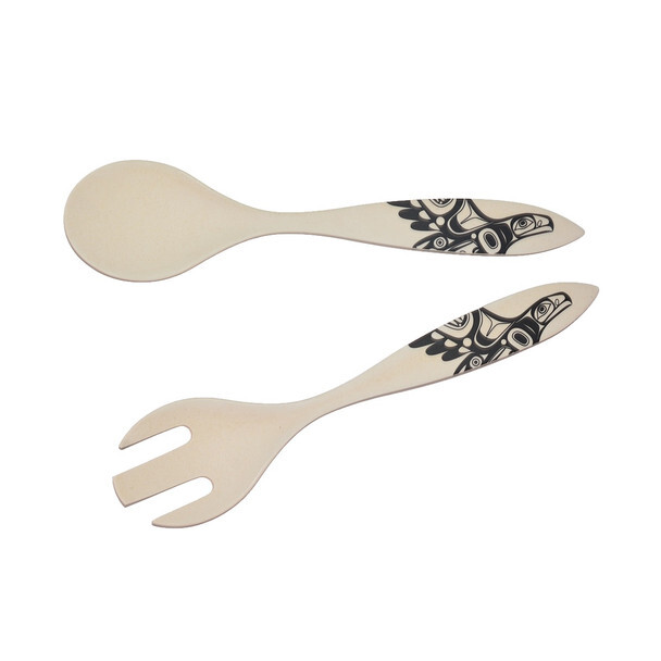 Bamboo Fibre Soaring Eagle Serving Utensils