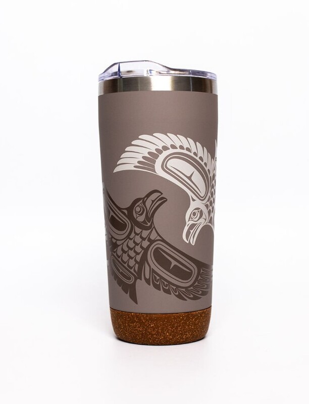 Cork Based Travel Mug 20 Oz Raven