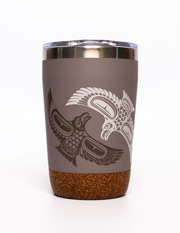 Cork Based Travel Mug 12 Oz Raven